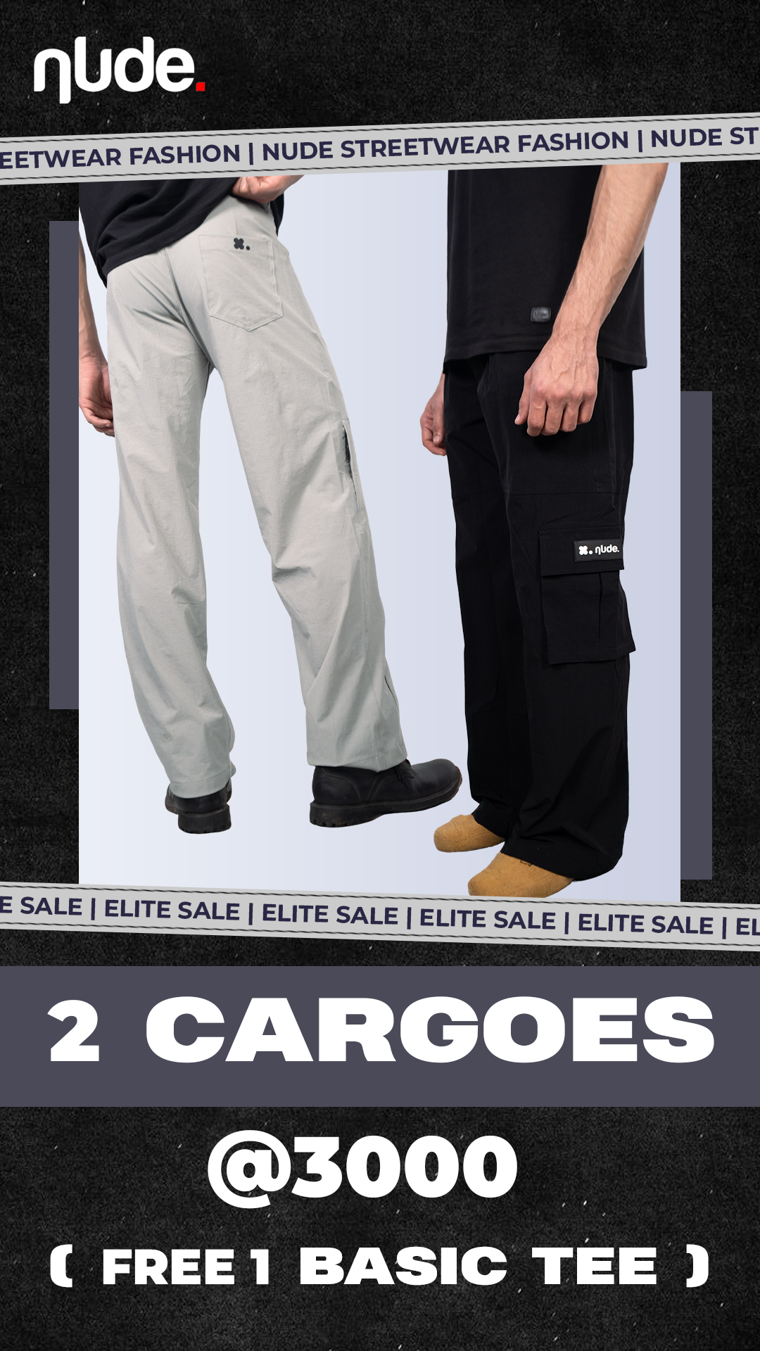 Cargoes + Basic Tee